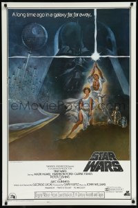 1a2647 STAR WARS style A soundtrack 1sh 1977 George Lucas classic epic, best montage art by Tom Jung!