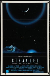 1a2663 STRANDED 1sh 1987 there's more in the night sky than stars, an experience you won't forget!