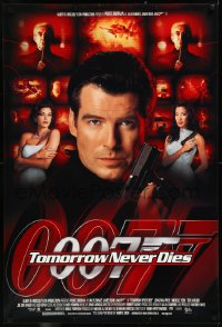1a2677 TOMORROW NEVER DIES 1sh 1997 Pierce Brosnan as Bond, Michelle Yeoh, sexy Teri Hatcher!