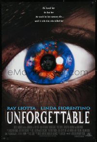 1a2681 UNFORGETTABLE 1sh 1996 Ray Liotta, Linda Fiorentino, directed by John Dahl!