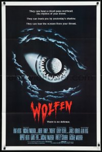 1a1395 WOLFEN int'l 1sh 1981 Albert Finney, Gregory Hines, Diane Venora, werewolf horror!