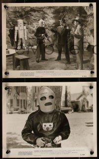 1a1668 ZOMBIES OF THE STRATOSPHERE 3 8x10 stills 1952 great images of Judd Holdren in costume!