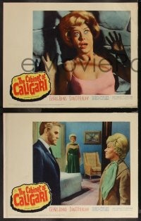 1a0908 CABINET OF CALIGARI 8 LCs 1962 written by Robert Bloch, Glynis Johns, Dan O'Herlihy, Davalos!