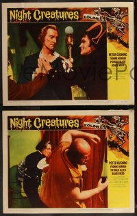 1a0910 CAPTAIN CLEGG 8 LCs 1962 Hammer, Oliver Reed, Night Creatures, Russell Thorndyke's Dr. Syn!