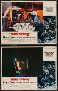 1a0983 SILENT RUNNING 8 LCs 1972 Douglas Trumbull, Bruce Dern & his robot, Akimoto border art!
