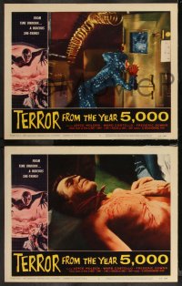 1a1010 TERROR FROM THE YEAR 5,000 7 LCs 1958 includes one with Salome Jens as the hideous she-thing!