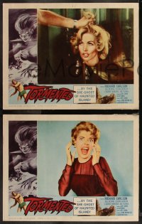 1a0993 TORMENTED 8 LCs 1960 Richard Carlson, Juli Reding, horror directed by Bert I. Gordon!