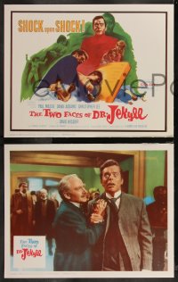 1a0995 TWO FACES OF DR. JEKYLL 8 int'l LCs 1961 Terence Fisher, Hammer, Paul Massie, Christopher Lee