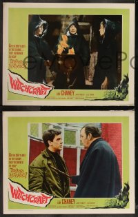 1a1002 WITCHCRAFT 8 LCs 1964 Lon Chaney Jr, they returned after 300 years to reap BLOOD HAVOC!