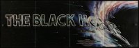 1a0577 BLACK HOLE promo brochure 1978 Disney sci-fi, opens to a cool 15x44 full-color poster!