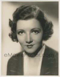 1b0642 CLAUDETTE COLBERT deluxe 10.75x14 still 1930s Paramount head & shoulders portrait by Otto Dyar!
