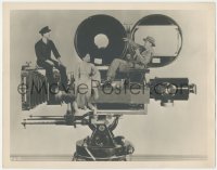 1b0716 TWELVE MILES OUT deluxe 11x14 still 1927 Joan Crawford, Gilbert & director on giant camera!