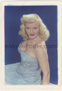 1b0718 DAGMAR color deluxe 9.5x13.75 still 1951 close-up image of the sexy blonde!