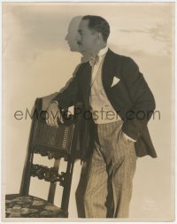 1b0722 WILLIAM POWELL deluxe 11x14 still 1920s great profile portrait with hand in pocket by Witzel!
