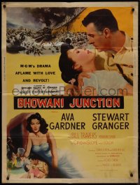1b0178 BHOWANI JUNCTION style Z 30x40 1955 sexy Eurasian beauty Ava Gardner in a flaming love story!