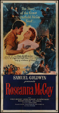 1b0494 ROSEANNA MCCOY style A 3sh 1949 Farley Granger in famous feud with the Hatfields, Nicholas Ray