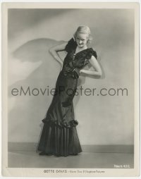 1b2201 BETTE DAVIS 8x10.25 still 1930s wonderful Warner Bros. studio portrait in pretty dress!