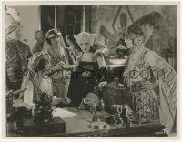 1b2221 CHEAT 8x10 key book still 1923 great image of Pola Negri & ladies in wild outfits in India!