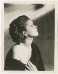 1b2226 CLARA BOW 8x10.25 still 1920s wonderful profile portrait of The It Girl looking pensive!