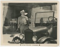 1b2383 SO'S YOUR OLD MAN 8x10.25 still 1926 smoking W.C. Fields left his car in a no parking zone!