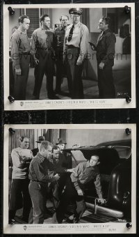 1b2500 WHITE HEAT 2 8x10 stills 1949 James Cagney with Edmond O'Brien, classic noir!
