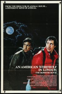 1b1097 AMERICAN WEREWOLF IN LONDON 1sh 1981 David Naughton, Agutter, Dunne, John Landis!