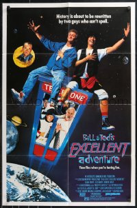 1b0582 BILL & TED'S EXCELLENT ADVENTURE Aust 1sh 1990 Keanu Reeves, Winter, be excellent to each other!