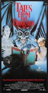 1b0572 TALES FROM THE DARKSIDE Aust daybill 1990 George Romero & Stephen King, creepy art of demon!