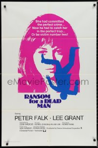 1b1154 COLUMBO RANSOM FOR A DEAD MAN int'l 1sh 1971 Peter Falk, Lee Grant, John Fink!