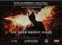 1b0988 DARK KNIGHT RISES French 8p 2012 cool image of Batman's symbol in broken buildings!