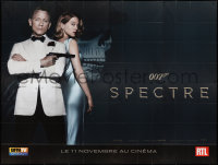 1b0994 SPECTRE teaser French 8p 2015 Daniel Craig as James Bond by Lea Seydoux & villain, rare!