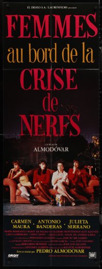 1b1069 WOMEN ON THE VERGE OF A NERVOUS BREAKDOWN French door panel 1988 directed by Pedro Almodovar!
