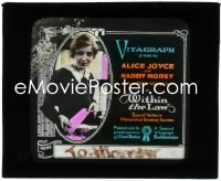 1b0268 WITHIN THE LAW glass slide 1917 Alice Joyce in Bayard Veiller's phenomenal Broadway success!