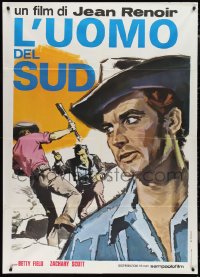 1b0854 SOUTHERNER Italian 1p R1970s directed by Jean Renoir, different art of Zachary Scott!