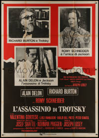1b0882 ASSASSINATION OF TROTSKY Italian 2p 1972 Richard Burton, Alain Delon, Joseph Losey!