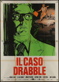 1b0889 BLACK WINDMILL Italian 2p 1974 different Cesselon art of Michael Caine, Don Siegel!