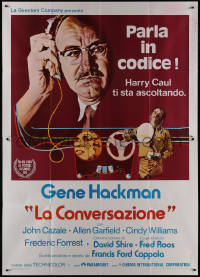 1b0902 CONVERSATION Italian 2p 1974 Gene Hackman is an invader of privacy, Francis Ford Coppola