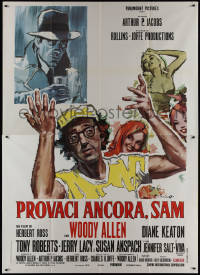 1b0946 PLAY IT AGAIN, SAM Italian 2p R1970s Woody Allen, Diane Keaton, Lacy as Bogart, Cesselon art!