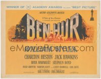 1b1769 BEN-HUR TC 1960 Charlton Heston, William Wyler classic epic, winner of 11 Academy Awards!