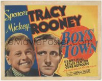 1b1773 BOYS TOWN TC 1938 Spencer Tracy as Father Flannagan with Mickey Rooney, very rare!