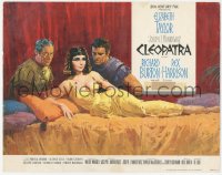 1b1778 CLEOPATRA roadshow TC 1963 Terpning art of Elizabeth Taylor, Richard Burton & Rex Harrison!