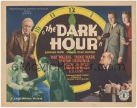 1b1786 DARK HOUR TC 1936 Ray Walker, Irene Ware, Churchill, murder mystery, cool clock art, rare!