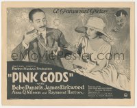 1b1862 PINK GODS TC 1922 Devil wants Bebe Daniels to steal Adolphe Menjou's diamond jewelry, rare!