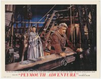 1b2180 PLYMOUTH ADVENTURE photolobby 1952 beautiful Gene Tierney feels pity for Spencer Tracy!