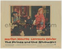 1b2028 PRINCE & THE SHOWGIRL LC #5 1957 sexy Marilyn Monroe pours refreshment for Laurence Olivier!