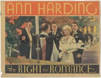 1b2042 RIGHT TO ROMANCE LC 1933 plastic surgeon Ann Harding & Robert Young get married, ultra rare!