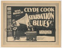 1b1886 STARVATION BLUES TC 1925 starving musicians Clyde Cook & Syd Crossley w/ instruments, rare!