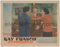 1b2059 STRANDED LC 1935 Kay Francis disagrees with George Brent but they fall in love, ultra rare!