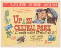 1b1906 UP IN CENTRAL PARK TC 1948 Deanna Durbin, Dick Haymes & Vincent Price in New York City, rare!