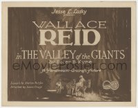 1b1909 VALLEY OF THE GIANTS TC 1919 Wallace Reid made this when he became a drug addict, ultra rare!